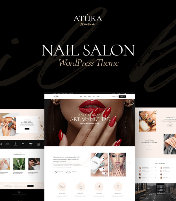 Atura - Nail & Beauty Salon WordPress Theme - 4